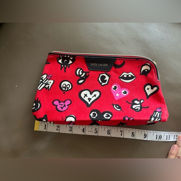 Estee Lauder Eyes, Hearts, Lips Wing Lipsticks and Kisses 3 Cosmetic Bags 💕♥️🫦 - Picture 13 of 13